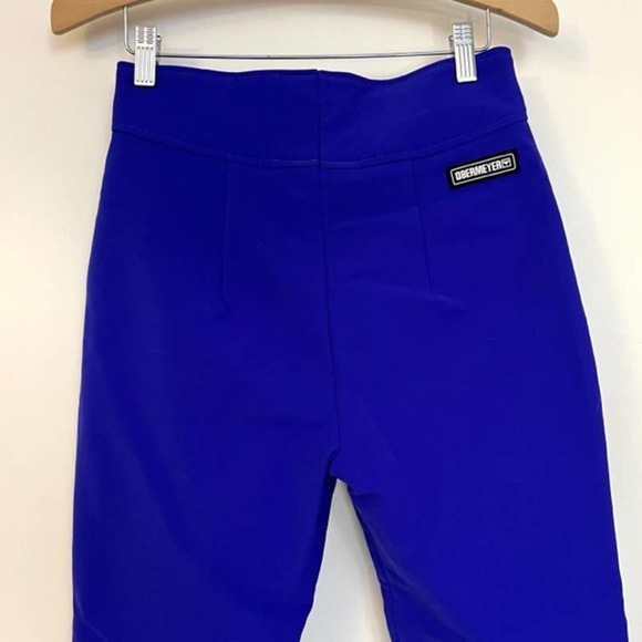 VINTAGE OBERMEYER PURPLE WOOL BLEND STIRRUP SKI PANTS WINTER PANTS SIZE SMALL - Picture 9 of 11